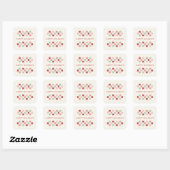 Kerst Controlebord Enveloppe Sluitzegel Sticker - (Vel)