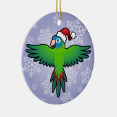 Kerst Conure / Loriket / Parrot Keramisch Ornament (Rechts)