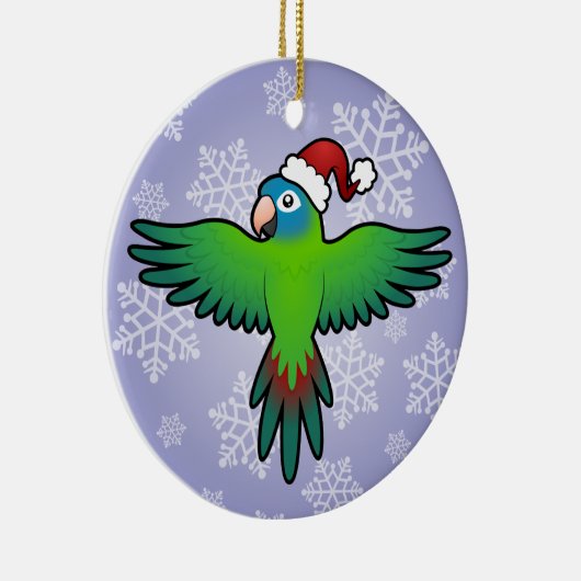 Kerst Conure / Loriket / Parrot Keramisch Ornament (Rechts)