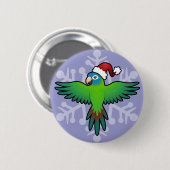 Kerst Conure / Loriket / Parrot Ronde Button 5,7 Cm (Voorkant /achterkant)