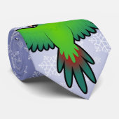Kerst Conure / Loriket / Parrot Stropdas (Opgerold)