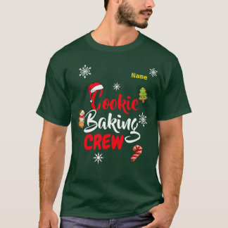 Kerst Cookie Baking Crew T-shirt