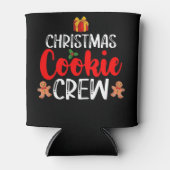 Kerst Cookie Crew Familie Pyjama's Kerstvakantie Blikjeskoeler (Voorkant)