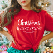 Kerst Cookie Crew Vrouwen T-shirt