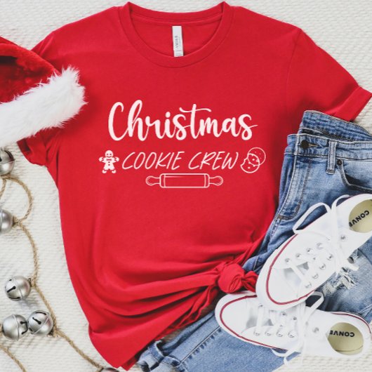 Kerst Cookie Crew Vrouwen T-shirt