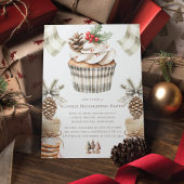 Kerst Cookie Decorating Party Eenvoudig Kaart