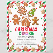 Kerst Cookie Decorating Party Uitnodigingskaart (Voorkant)