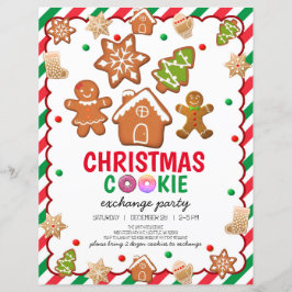 Kerst Cookie Decorating Party Uitnodigingskaart
