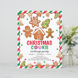 Kerst Cookie Decorating Party Uitnodigingskaart