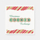 Kerst Cookie Exchange Frosted Cookies Servetten (Voorkant)