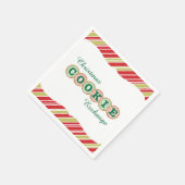 Kerst Cookie Exchange Frosted Cookies Servetten (Hoek)