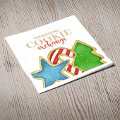 Kerst Cookie Exchange gepersonaliseerd Servet