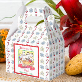 Kerst Cookie Exchange Gepersonaliseerde Box Bedankdoosjes