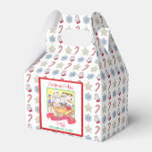 Kerst Cookie Exchange Gepersonaliseerde Box Bedankdoosjes (Achterkant)