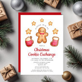 Kerst Cookie Exchange Leuke peperkoek man Kaart