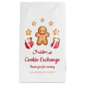 Kerst Cookie Exchange Leuke peperkoek man Klein Cadeauzakje (Voorkant)