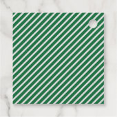 Kerst Cookie Exchange Party Feestelijk Groen Bedankjes Labels (Achterkant)