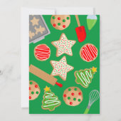 KERST COOKIE EXCHANGE PARTY KAART (Achterkant)