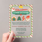 Kerst Cookie Exchange & Recept Swap Party Acryl Uitnodigingen (Insitu (Draagbaar))