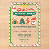 Kerst Cookie Exchange & Recept Swap Party Acryl Uitnodigingen (Voorkant)