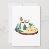 Kerst Cookie Exchange Winter Party Kaart (Achterkant)