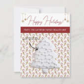 Kerst Cookie Kaarten, Gepersonaliseerde Gifting Ka Kaart (Voorkant)