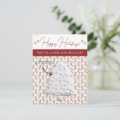 Kerst Cookie Kaarten, Gepersonaliseerde Gifting Ka Kaart (Staand voorkant)