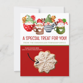 Kerst Cookie Kaarten, Gepersonaliseerde Gifting Ka Kaart