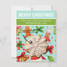 Kerst Cookie Kaarten, Gepersonaliseerde Gifting Ka Kaart