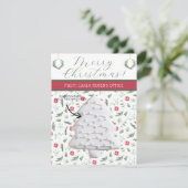 Kerst Cookie Kaarten, Gepersonaliseerde Gifting Ka Kaart (Staand voorkant)