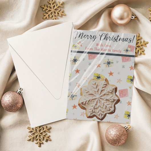 Kerst Cookie Kaarten, Gepersonaliseerde Gifting Ka Kaart