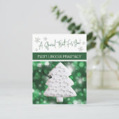 Kerst Cookie Kaarten, Gepersonaliseerde Gifting Ka Kaart (Staand voorkant)