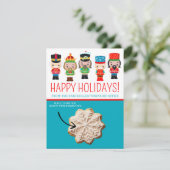 Kerst Cookie Kaarten, Gepersonaliseerde Gifting Ka Kaart (Staand voorkant)