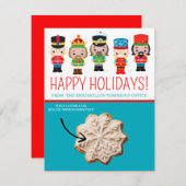 Kerst Cookie Kaarten, Gepersonaliseerde Gifting Ka Kaart (Voorkant / Achterkant)