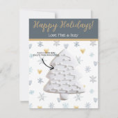 Kerst Cookie Kaarten, Gepersonaliseerde Gifting Ka Kaart (Voorkant)