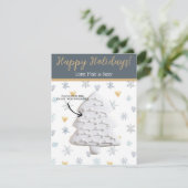 Kerst Cookie Kaarten, Gepersonaliseerde Gifting Ka Kaart (Staand voorkant)