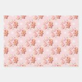 Kerst Cookie peperkoek manpink meisje verjaardag Inpakpapier Vel (Voorkant)