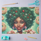 Kerst Cookie Queen Decoupage Papier (Craft)