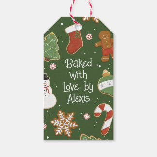 Kerst Cookie Swap Ruil Vakantie Feest Cadeaulabel
