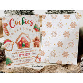 Kerst cookie uitwisseling uitnodiging Vakantie