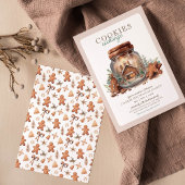 Kerst cookie uitwisseling uitnodiging Vakantie Par