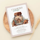 Kerst cookie uitwisseling uitnodiging Vakantie Par