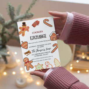 Kerst Cookies Exchange Party Uitnodiging