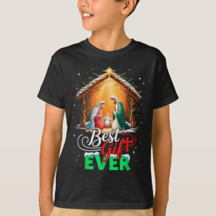 Kerst Cool Jezus Kerststal Christelijke Beste T-shirt