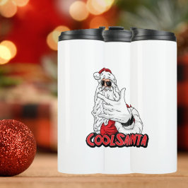 Kerst Cool Santa Thermische Tumbler Thermosbeker