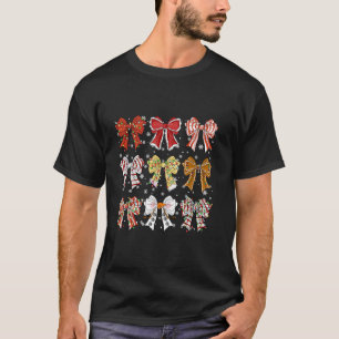 Kerst Coquette Bow collectie bijpassende Xmas Pa T-shirt