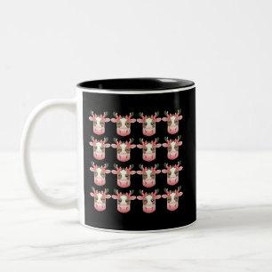 Kerst Coquette Highland Koe Western Kerstmis Tweekleurige Koffiemok