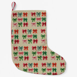Kerst Coquettes Rood Groene Boog Kerstseizoen Meis Kleine Kerstsok