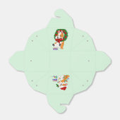 Kerst Corgi geschenkdoos Bedankdoosjes (Uitgevouwen)