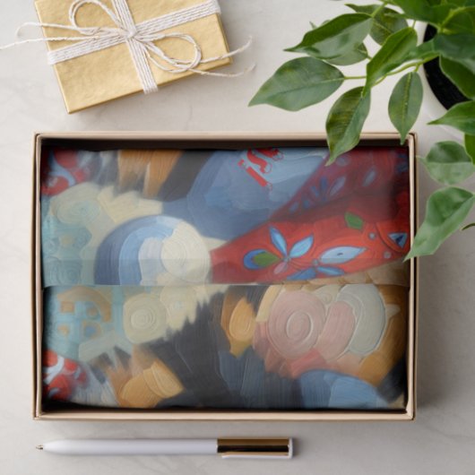 Kerst Corgi Hond Puppy Decoupage Tissuepapier (Geschenk)